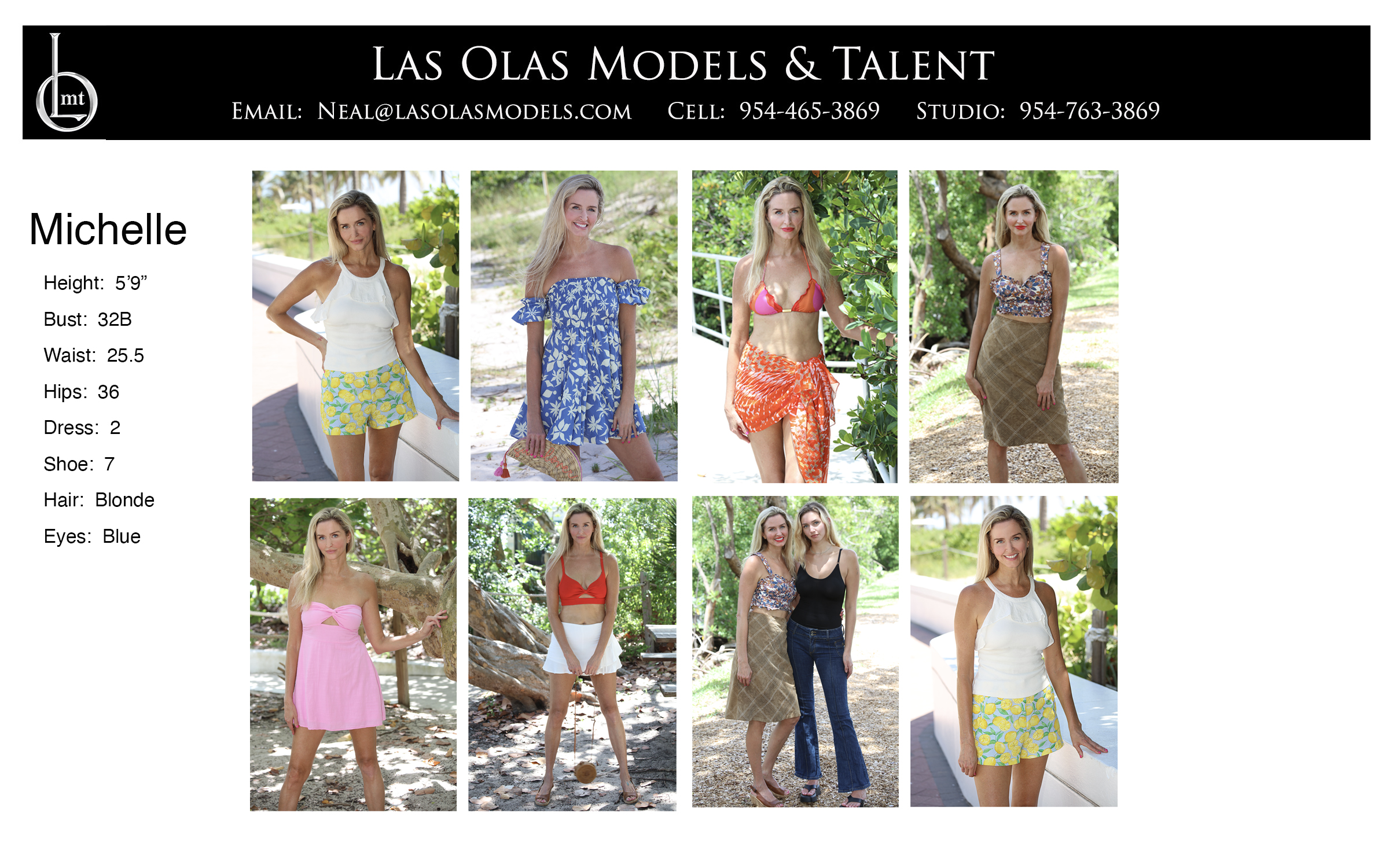 Models Fort Lauderdale Miami South Florida Print Commercial Catalog Video -Trina Comp